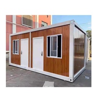 Préfabriqué Casa modulaire minuscule conteneur maisons Portable moderne bureau dosettes conteneur mobile cabine kits prêt à expédier maisons