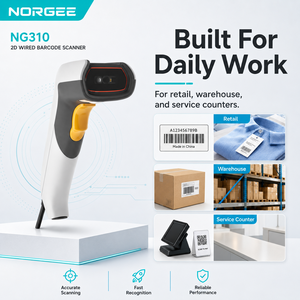 Scanner di Codici a Barre USB NG310S con Lettore MRZ e OCR per Scansione di Passaporti/Patenti/POS, Codici QR, Disponibile in Stock, Garanzia di 3 Anni - Product Image 4