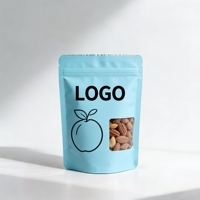 Sacs d'emballage alimentaire personnalisés refermables en plastique de qualité alimentaire avec fenêtre, résistants à l'humidité, pour bonbons et snacks