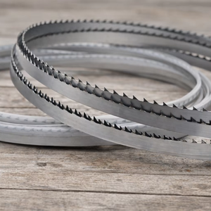 Lames de scie à ruban industrielles en alliage de carbone pour le travail du bois, pressées à chaud, revêtement CrN, dents trempées, prix direct usine - Product Image 1