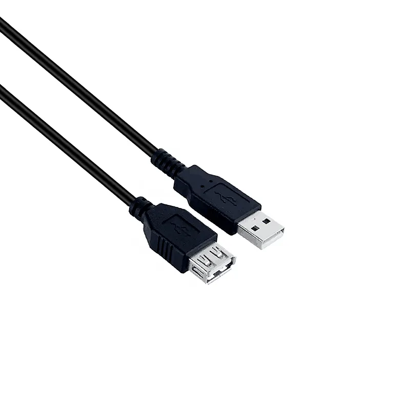 Câble USB de type A OEM personnalisé 1m 2m 3m 5m usb 2.0 un câble mâle à femelle câble de données d'extension USB à charge rapide vente en gros