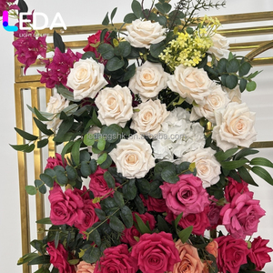 ฉากหลังขนาดเล็ก LEDA ตกแต่งด้วยดอกไม้ประดิษฐ์จากผ้าไหม สำหรับตกแต่งงานแต่งงานและงานอีเว้นท์ - Product Image 6
