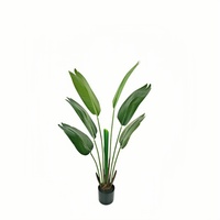 Arbre bananier artificiel réaliste, arbre tropical artificiel, verdure pour la maison, le bureau, l'hôtel, le restaurant, la station balnéaire et la décoration intérieure
