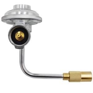 Régulateur de propane Blackstone 1 lb pour grills à gaz d'extérieur avec arrêt automatique, laiton chromé, acier inoxydable - Product Image 3