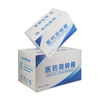 Boîte de transport pliable en plastique PP creux OEM ODM pour l'emballage médical et le stockage de préservatifs
