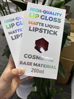 Base de gloss à lèvres en gel multicolore en gros, transparente, nude, rose, haute pigmentation, en vrac