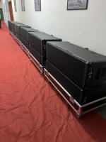 HDL50A 4K Sistema de Sonido Activo de 3 Vías con Altavoces de Línea de 12 Pulgadas, Sistema de Sonido de Alta Potencia, Altavoces Profesionales para PA