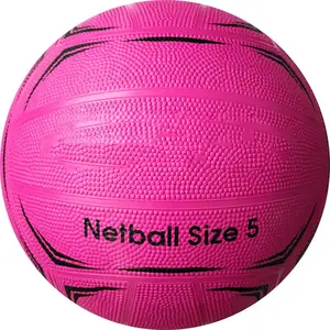 Logotipo personalizado barato tamanho exterior 5, borracha de inglaterra basquete netball rede bola