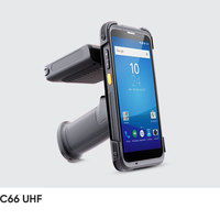 قارئ Chainway C66 RFID قوي محمول باليد PDA Android/محطة محمولة باليد مع ماسح الباركود zepra SE4710 2D متوفر
