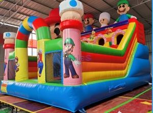 Tobogán inflable de Pvc de la mejor calidad/tobogán inflable seco <span class=keywords><strong>castillo</strong></span> inflable/<span class=keywords><strong>castillo</strong></span> hinchable Super Mario para niños - Product Image 4