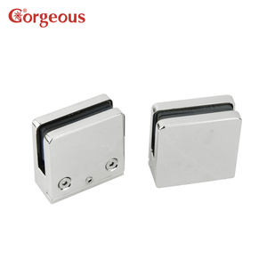 מדהים זכוכית מעקה מתאימה אבץ סגסוגת כיכר מעקה זכוכית סוגריים מהדק הולם זכוכית מעקה בעל - Product Image 4