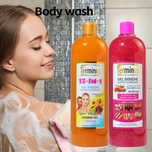 OEM Private Label Bestseller Kräuter-Feuchtigkeitspflege Anti-Aging <span class=keywords><strong>Terminus</strong></span> Behandlung Erfrischendes Peeling Dunkle Achseln Körperwaschlotion - Product Image 5