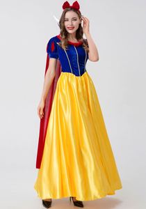 Costume de princesse de dessin animé pour adultes, tenue de fête d'anniversaire, costume de cosplay de princesse des neiges pour Halloween - Product Image 6