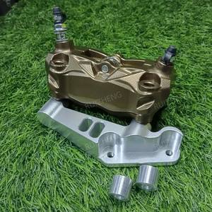 Set di Breket Kaliper/pinza da corsa Ninja R/SS/Rr 4 p 4 pistoni Cnc Breket 280mm 300mm 320mm pinze freno - Product Image 6