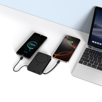 OEM Écran LED portable d'extérieur, batterie externe magnétique sans fil 10000mAh pour iPhone