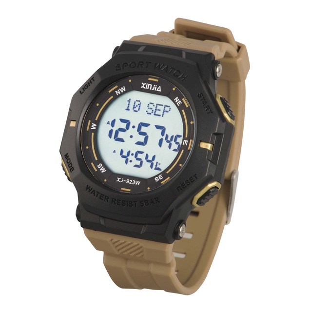 Muslim Prayer Watch Digital Islamic Men's Watch Alfajr AZAN Watch Qibla Timer Compass Direction Prayer Time