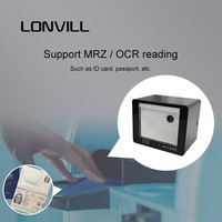 Scanner de code 2D de carte d'identité de carte à puce en gros NFC QR Reader MRZ OCR Passport Scanner