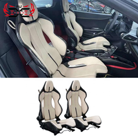 Jok Balap Serat Karbon Kering untuk Ferrari SF90 458 488 812 F8 296 GTB Peningkatan Interior Performa Jok Mobil Karbon