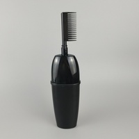 6oz 180ml Kök Tarağı Aplikatörü ile Saç Yağı Uygulama Şişesi, Plastik Saç Boyası Şişesi Aplikatörü