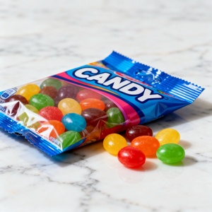 Food Grade Frosted Plastic Candy Packaging <b>Bags</b> Back Seal Pouches for Market Business Candy Nuts Snack <b>Sweet</b> Supplies - Product Image 2