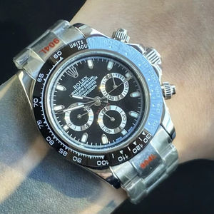 Rolx 116508 Unisex Luxury Fashion Watch 40mm Stainless Steel Rubber Strap Mechanical HAIOU Movement 50 Bar Water Resistant Gold - Product Image 6