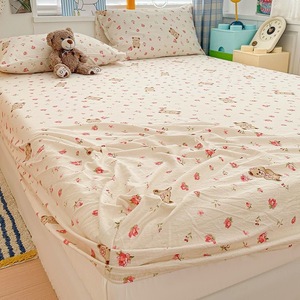 Hoshom Bán Buôn Tùy Chỉnh Cao Chủ Đề Đếm Kết Cấu Mềm Mại Bông Trang Bị Tấm Mùa Đông Giường Được Trang Bị Tấm Sản Xuất - Product Image 5