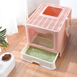 <strong>Automatic</strong> Self Cleaning Cat Toilted Foldable Cat <strong>Litter</strong> Box With <strong>Tray</strong> - Product Image 5