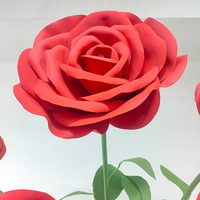 Roses artificielles géantes en EVA, faites à la main, imperméables, de haute qualité, réalistes et vibrantes pour mariage, Saint-Valentin, fête des mères