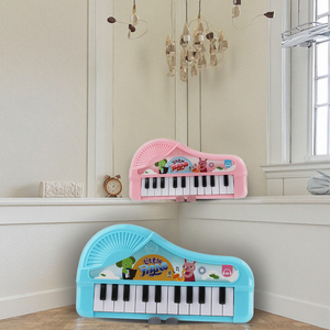 <span class=keywords><strong>2025</strong></span> nóng bán 25-Phím thời trang nhựa cầm tay Đàn Piano giáo dục nhạc cụ trẻ em học tập chơi pin Microphone - Product Image 5