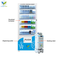 Умный вендинговый аппарат VFresh для отелей: диспенсер туалетных принадлежностей с функцией контроля температуры и сервисным роботом с ИИ для бесконтактной доставки