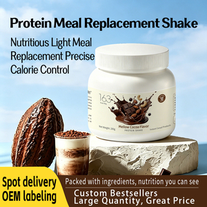 Shake protéiné aromatisé personnalisable OEM/ODM, <span class=keywords><strong>substitut</strong></span> <span class=keywords><strong>de</strong></span> <span class=keywords><strong>repas</strong></span> pour adultes, pour la perte <span class=keywords><strong>de</strong></span> poids et la croissance musculaire, faible en sucre et en matières grasses - Product Image 1