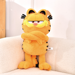 Gran oferta, juguete de peluche de gato Unisex, superventas, figura de Anime suave y cómoda, personaje de dibujos animados, famoso por <span class=keywords><strong>Garfield</strong></span> Cat, Animal de algodón - Product Image 6