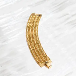 Europa En De Verenigde Staten Nieuwe Gouden Ketting Armband Eenvoudige Charme Voor Vrouwen Sieraden