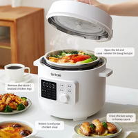Cuisinière multifonction de bonne qualité, cuiseur à riz programmable pour la maison, cuiseur à riz électrique de 3 L pour la cuisine, cuisson rapide.