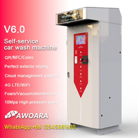 Machine de libre-service de lavage de voiture à pièces/cartes à haute pression 3kw 150bar/moteur électrique à jet libre-service haute