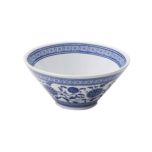Tazón de 8 Pulgadas y 1200 ml para Fideos Ramen 100% Melamina, Diseño Tradicional Chino, Tazón Grande para Fideos <span class=keywords><strong>Dandan</strong></span>, Malatang, Zhajiangmian - Product Image 1