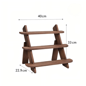 Expositor <span class=keywords><strong>de</strong></span> Madera para Cupcakes, Soporte Rústico <span class=keywords><strong>de</strong></span> Madera <span class=keywords><strong>de</strong></span> 4 Niveles para Exhibición <span class=keywords><strong>de</strong></span> <span class=keywords><strong>Funko</strong></span> Pop, Vendedores, Pendientes y Anillos - Product Image 6