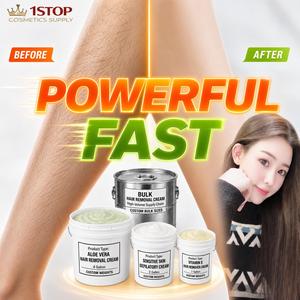 Crème dépilatoire permanente indolore pour hommes et femmes, pour tout le corps, avec ingrédients chimiques, marque blanche - Product Image 1