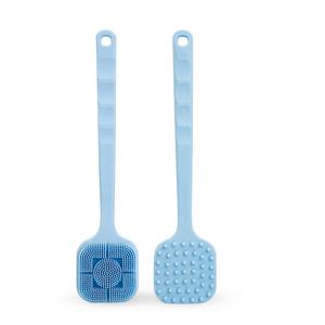 Brosse de bain en silicone à long manche, brosse de massage pour le dos - Product Image 4