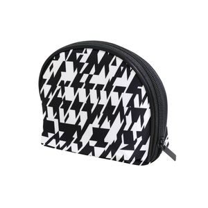 Custom Houndstooth Print Makeup Pouch Portable Cosmetic <b>Bag</b> Waterproof Wholesale <b>Travel</b> <b>Toiletry</b> <b>Bag</b> for Daily Use - Product Image 4