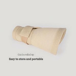 Visière en paille de papier pour femme, élégante et simple, à large bord, protection solaire, pour l'été et les trajets quotidiens - Product Image 5