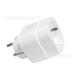 Smart Wifi <b>Socket</b> Eu Plug Timer App Control Child Safety Flame Retardant Power Detection <b>Universal</b> Use - Product Image 2