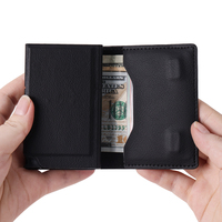 Portefeuille en métal Casekey avec libération rapide, portefeuille intelligent RFID, étui pour cartes, étui fin en aluminium, étui pour cartes à éjection automatique pour hommes