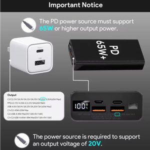 Câble d'alimentation USB Type-C Starlink 5A à charge rapide avec gaine PVC/Nylon – Plusieurs longueurs disponibles pour écouteurs, caméra, voiture - Product Image 2