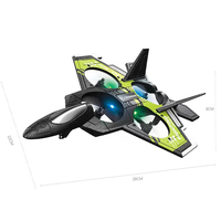 2024 nouveau avion rc en mousse 2.4g une clé décollage et atterrissage en vol stationnaire flash avion microlight à vendre avec lumière led