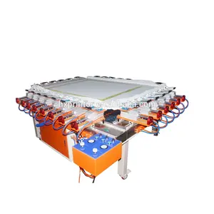 factory supply full automatic intellective pneumatic screen mesh stretching machine