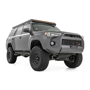 MARVELAND Marchepieds latéraux et marchepieds en aluminium texturé noir mat robustes pour Toyota 4Runner 2014+ - Product Image 2