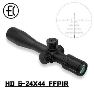 Đầu tiên tiêu cự máy bay HD 6-24x44 chiến thuật săn bắn spotters phạm vi không thấm nước không dừng chiếu sáng có thể điều chỉnh bên sai khắc thủy tinh - Product Image 2