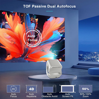 TOF Passif Double Autofocus Portable Laser à courte portée Tv Mini Projecteur 4K Android Smart BT Wi-Fi Vidéo Home Cinéma Proyector