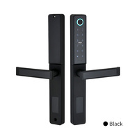 Cámara Wifi Cerraduras digitales Seguridad Reconocimiento facial 3D Huella digital LockTop Tarjeta Nfc Clave Código Rfid Cerradura de puerta inteligente